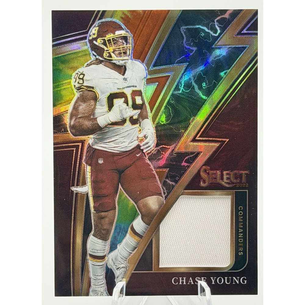 2022 Panini Select Sparks Tie-dye /25 Chase Young #SP-34 Washington Commanders‎